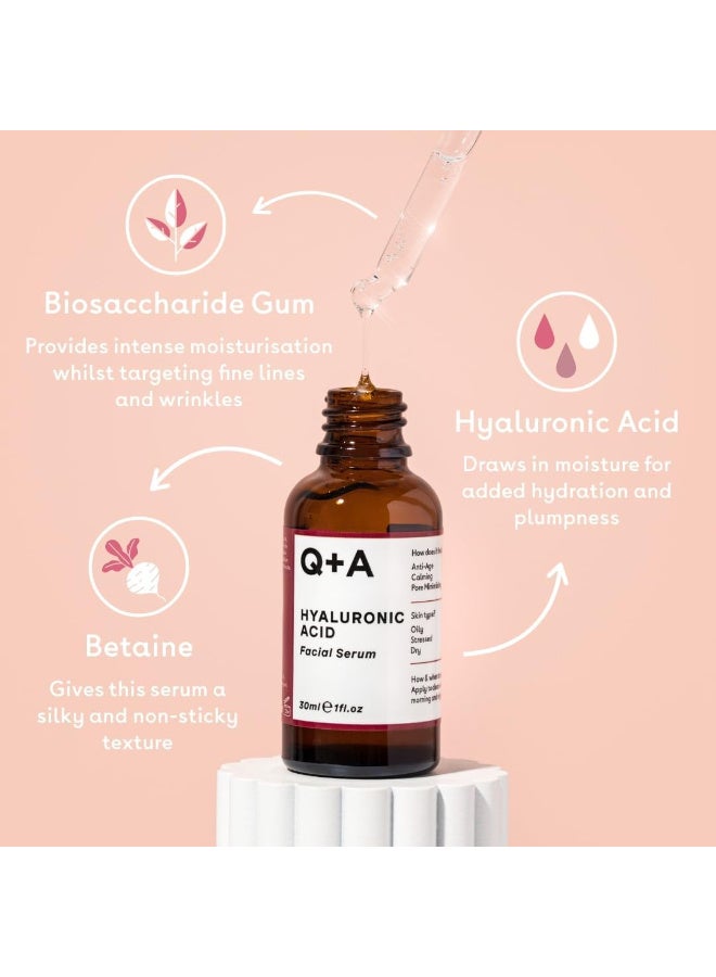 كيو+إيه سيروم وجه بحمض الهيالورونيك كيو + ايه سيروم حمض الهيالورونيك فائق الترطيب لبشرة صحية وممتلئة. 30 مل - Image 2