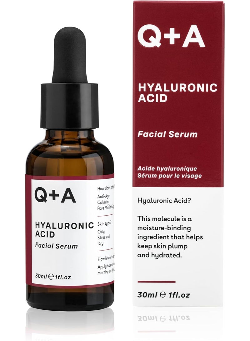 كيو+إيه سيروم وجه بحمض الهيالورونيك كيو + ايه سيروم حمض الهيالورونيك فائق الترطيب لبشرة صحية وممتلئة. 30 مل - Image 1