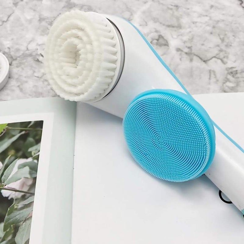 comfrt 1 Set Electric Rotating Brush Back Brush with Long Handle Exfoliating Products Back Scrubber for Men Women Bath Body Scrub Shower Deep Cleansing Brush - Image 3