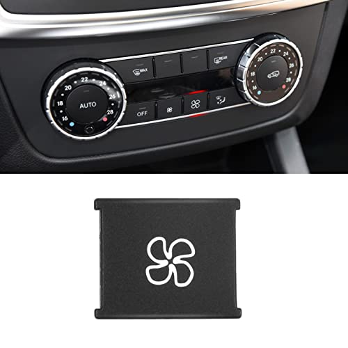 Jaronx Compatible with Mercedes Benz AC Button Replacement, Climate Control AC Fan Speed Button Cover for C W204, GLK X204, ML W166, G Class, GLE,SLS,CLS,SLC,SL (Fan Speed-7) - Image 1