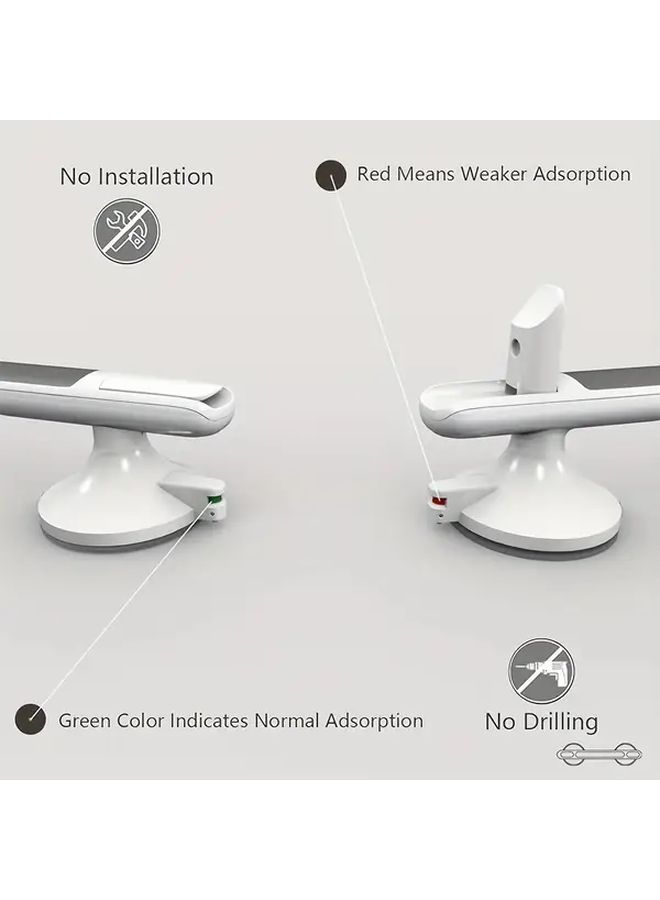 Elderly Safety Grab Bar No Drilling Installation With Strong Suction Cups 1pc - Image 3