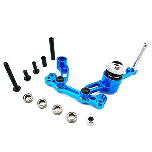 Hot Racing ECT4806 Aluminum Bellcrank Steering Saver with Bearings (Blue) - ECX 2wd - Image 2
