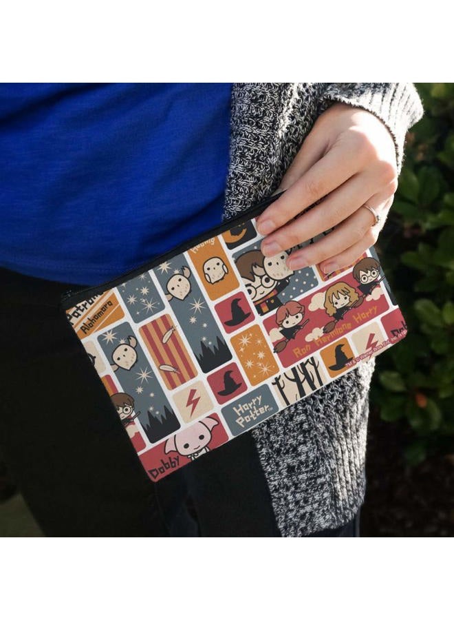 GRAPHICS & MORE Harry Potter Cute Chibi Pattern Makeup Cosmetic Bag Organizer Pouch - Image 3