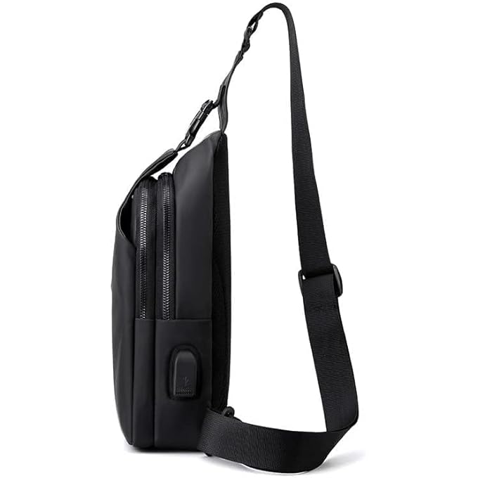 BELLSBERRY Sling Crossbody Backpack Bag Waterproof Shoulder Backpack Chest Bags Casual Daypack with Slim Pocket Wallet for Travel Cycling suitable for men and women - Image 3