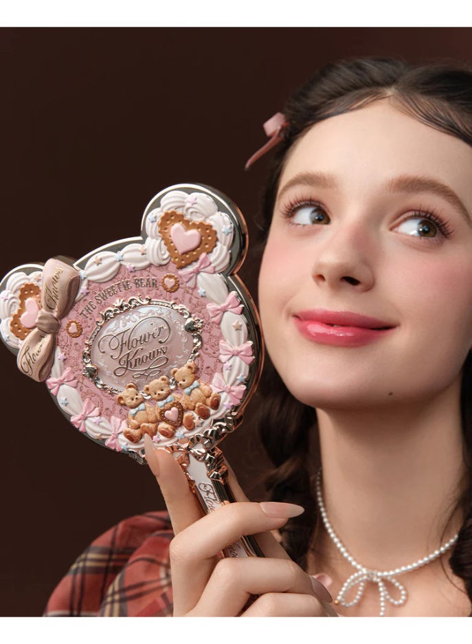 Flower Knows The Sweetie Bear Hand Mirror - Image 3