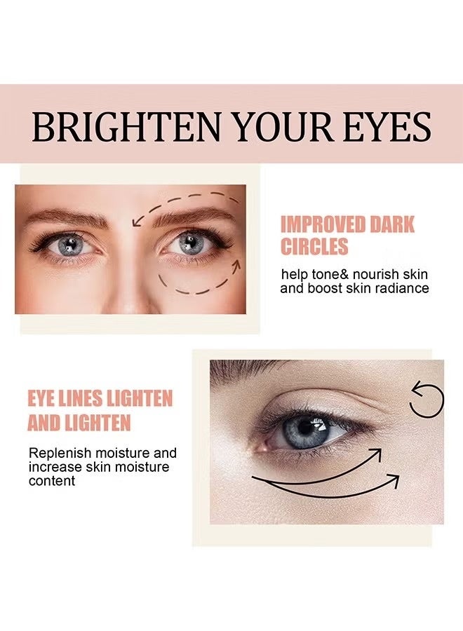 EELHOE Retinol Eye Stick With Collagen And Hyaluronic Acid For Dark Circle Puffiness Eye Bags And Fine Lines Retinol Eye Cream Eye Brightener Stick Under Eye Cream For Anti Aging Improve Eye Skin 3G - Image 4