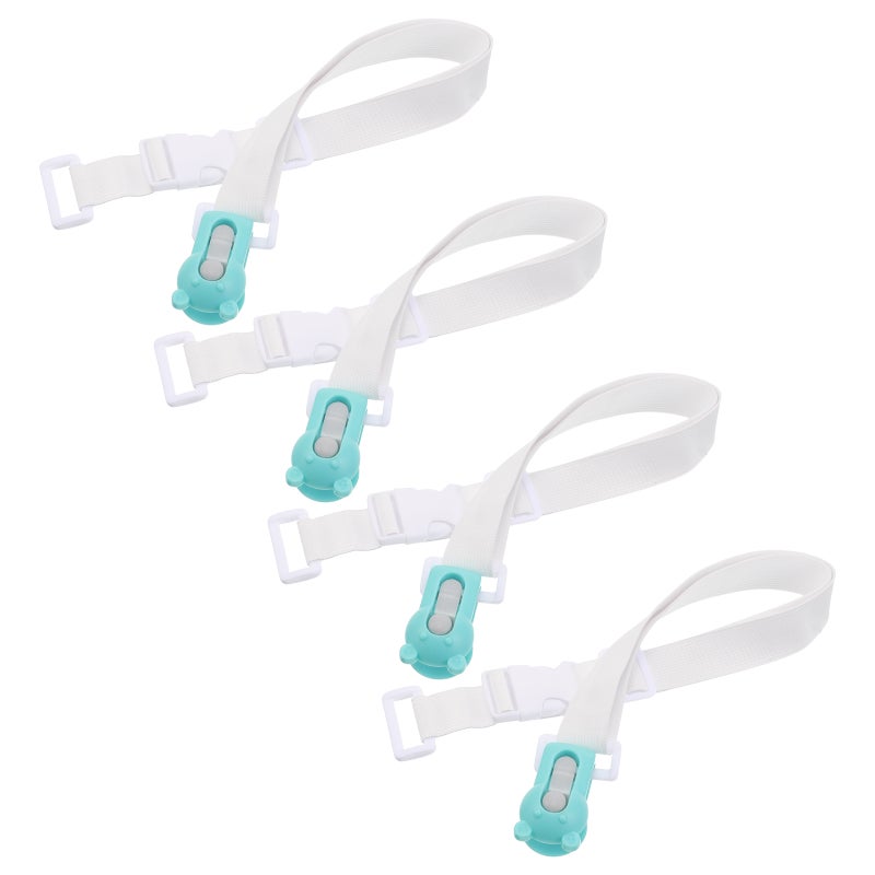 4pcs Quilt Fixing Buckle Clips: Bed Sheet Holder Straps - Adjustable Grippers Set For Duvet And Blanket Secure In Nursery Or Bedroom - Image 5