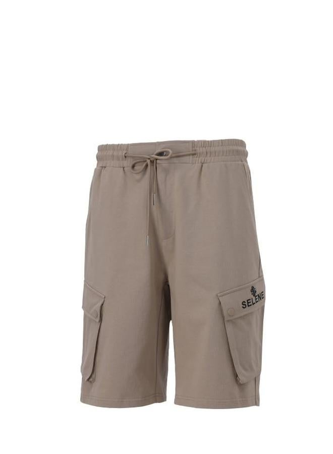 Selene Men Cotton Cargo Shorts with Drawstring - Image 2