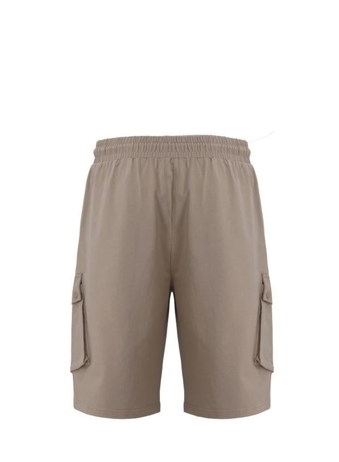 Selene Men Cotton Cargo Shorts with Drawstring - Image 3