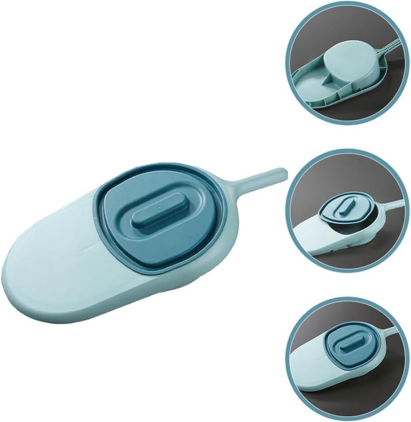 Kitwe وعاء سرير مع غطاء جهاز طوارئ للنساء والرجال للأشخاص المقعدين بالسرير أزرق | طبي، تنقل وإعاقة | مساعدات الحياة اليومية | أوعية محمولة ووعاء سرير. - Image 5