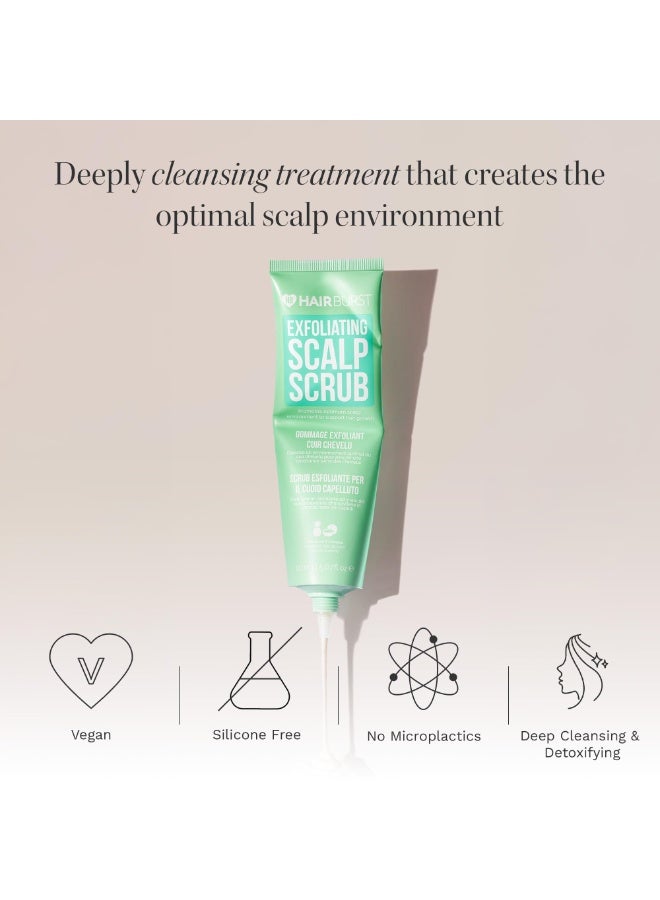 هيربرست مقشر فروة الرأس - علاج نباتي مضاد للقشرة قبل الشامبو - منظف عميق، مقشر لتنقية الشعر - يزيل التراكمات وفروة الرأس المتقشرة لتعزيز نمو الشعر - Image 2