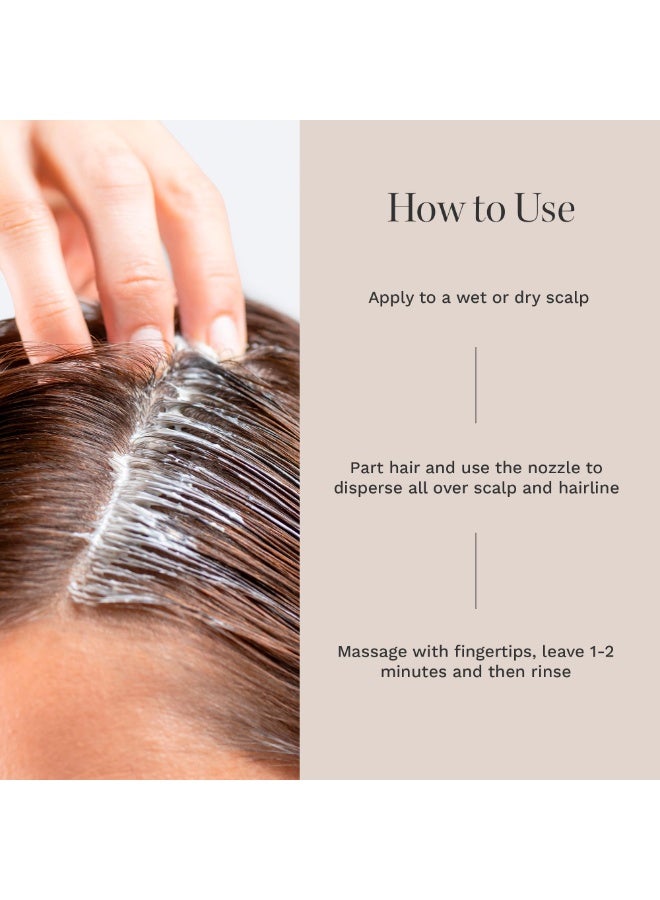 هيربرست مقشر فروة الرأس - علاج نباتي مضاد للقشرة قبل الشامبو - منظف عميق، مقشر لتنقية الشعر - يزيل التراكمات وفروة الرأس المتقشرة لتعزيز نمو الشعر - Image 5