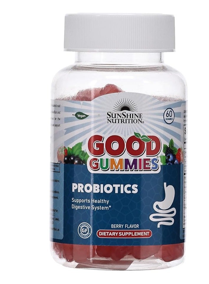 SUNSHINE NUTRITION Good Gummies Probiotics 60's - Image 1