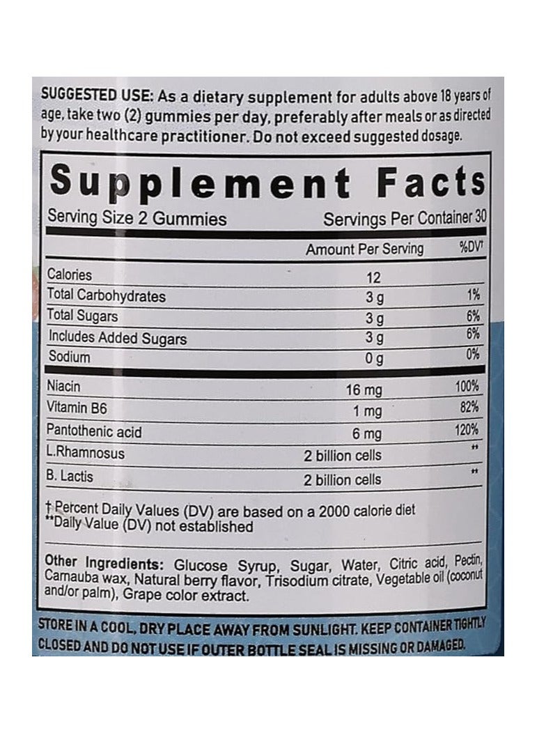 SUNSHINE NUTRITION Good Gummies Probiotics 60's - Image 4