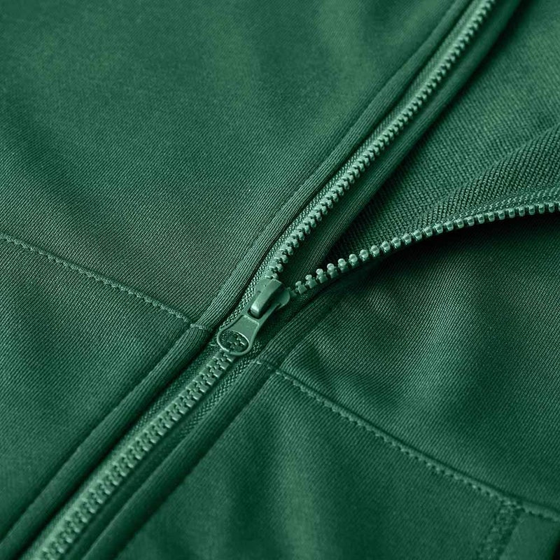 Spring&Gege Youth Solid Full Zipper Hoodies Soft Kids Hooded Sweatshirt for Boys and Girls Size 11-12 Years Dark Green - Image 5