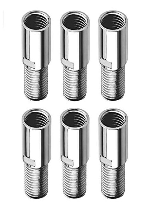 NEW WARE CP Brass Extension Nipple 1.5 Inch Chrome Finish Corrosion Resistant Pipe Fittings Tap Cock and Pipe Joiner for Plumbing Systems Pack of 6 - Image 1