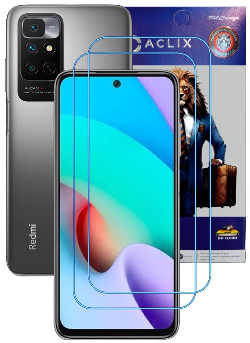 ACLIX 2 Pieces Antistatic ESD Dustproof Premium Quality High Definition Clear Tempered Glass Screen Protector Designed For Xiaomi Redmi Note 11 4G - Image 1