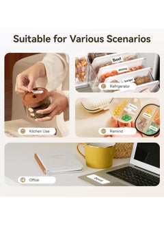 NIIMBOT H1S Label Printer Mini Thermal Label Maker with 1 Roll 15mm*7.5m White Tape, Portable Bluetooth Label Printer with 10-15mm Print Width to Print Continuous and Gap Label, Label Printer Great for Business Home and Office Organization  - Image 3