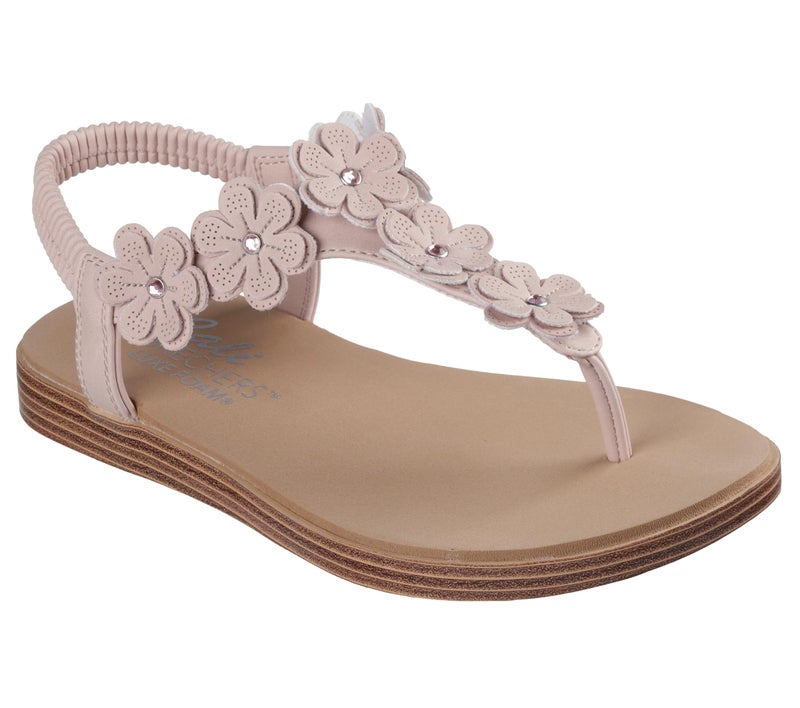 Skechers Women's Summer Cove-Beach Bloom Flip-Flop, Blush, 5 - Image 3