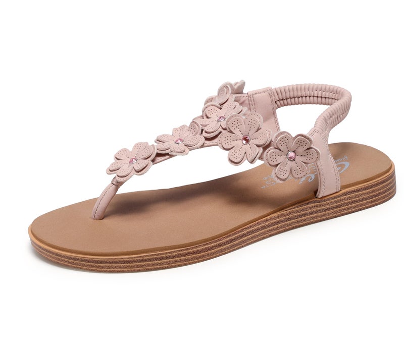 Skechers Women's Summer Cove-Beach Bloom Flip-Flop, Blush, 5 - Image 5