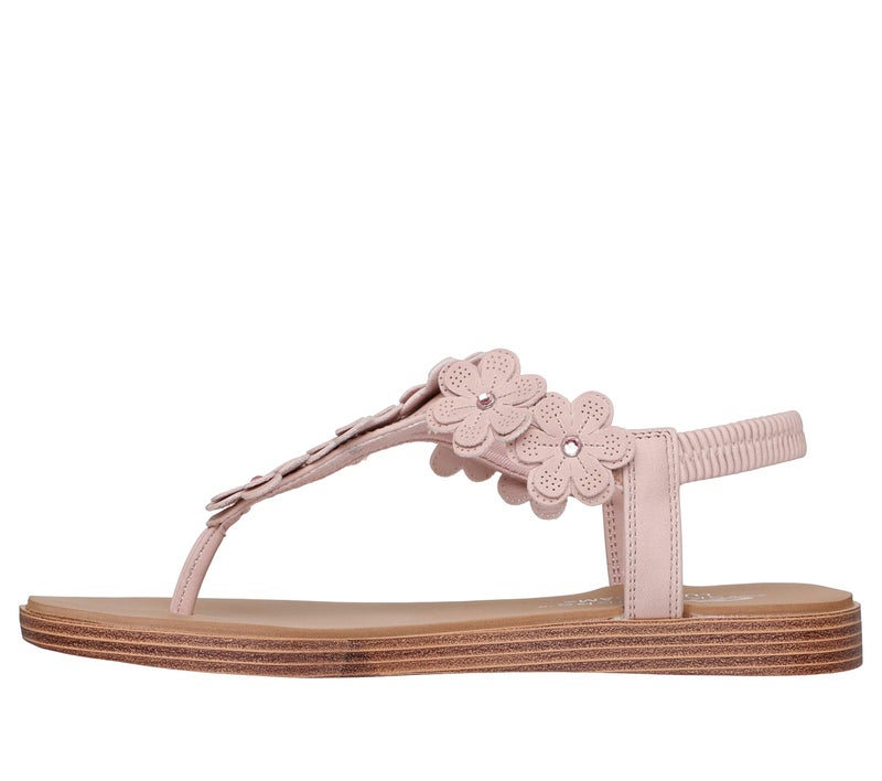 Skechers Women's Summer Cove-Beach Bloom Flip-Flop, Blush, 5 - Image 2