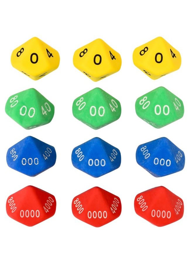 Learning Advantage 7429 Place Value Dice (Pack of 12) - Image 1