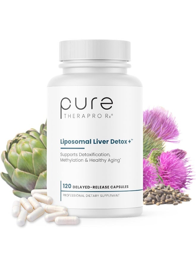 Pure Therapro Rx Liposomal Liver Detox + 120 Acid-Resistant VCaps - Image 1