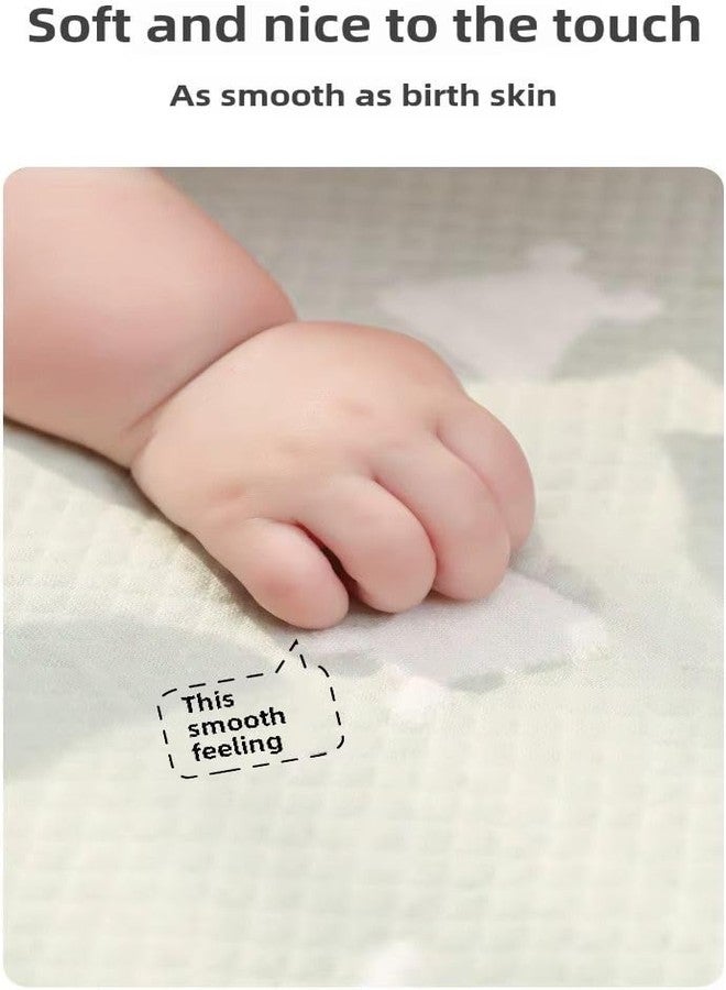 Reexplore Cartoon Baby Swaddling Blanket | Soft Poly Cotton Mild Winter Crib Blanket for Newborn & Infants | Lightweight, Breathable Multi-Purpose Baby Wrap (Yellow) - Image 4