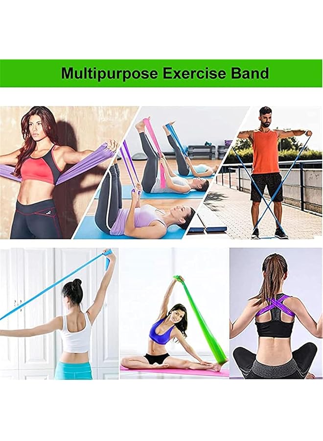 X spring Resistance Bands High Performance Workout Bands with Carrying Pouch Durable Stretch Bands for Muscle Recovery Ideal for Pilates Rehab and Full Body Training at Home or Gym - Image 3