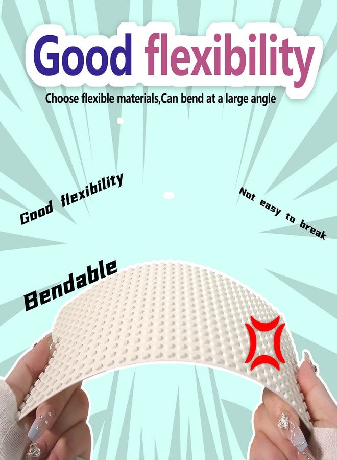 EKIND إيكيند 4 قطع قاعدة بناء كلاسيكية 5" × 10"، متوافقة مع العلامات التجارية الرئيسية لقطع اللعب، تشجع على المنطق والإبداع من خلال اللعب، أنشطة STEM مثالية للأطفال (أبيض) - Image 4