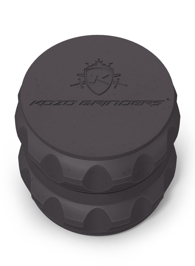 Kozo 2.5" Spice Grinder 2-Piece, Strong Grip By Kozo. (Black) - Image 1