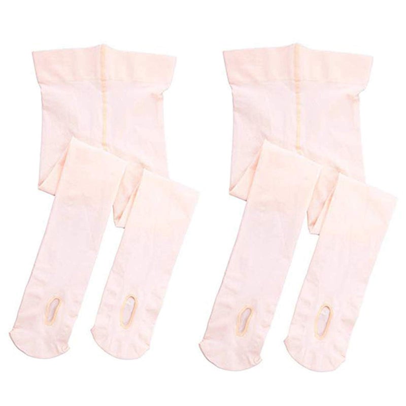 Stelle Girls Women Ballet Dance Convertible Tights Ultra Soft Pro Transition Tights (2-BP, 4-6years) - Image 1