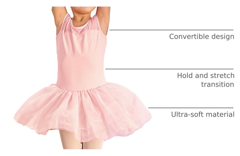 Stelle Girls Women Ballet Dance Convertible Tights Ultra Soft Pro Transition Tights (2-BP, 4-6years) - Image 4