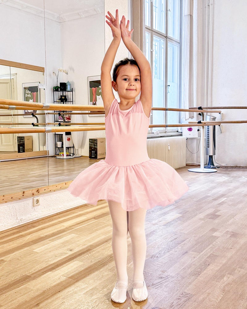 Stelle Girls Women Ballet Dance Convertible Tights Ultra Soft Pro Transition Tights (2-BP, 4-6years) - Image 3