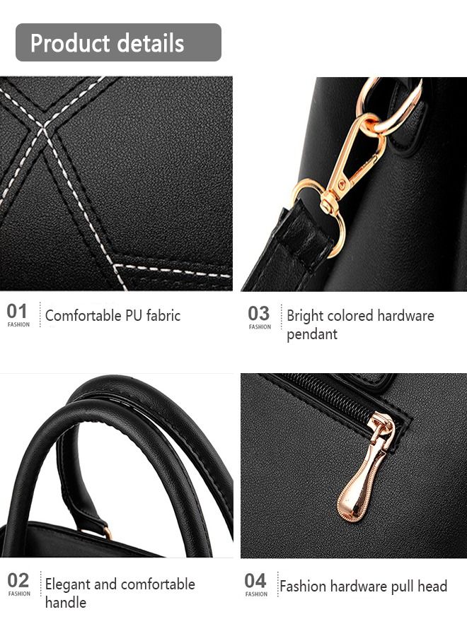 Yolu Pompom Ball Crossbody Bag, Women Leather Satchel Handbags - Image 4