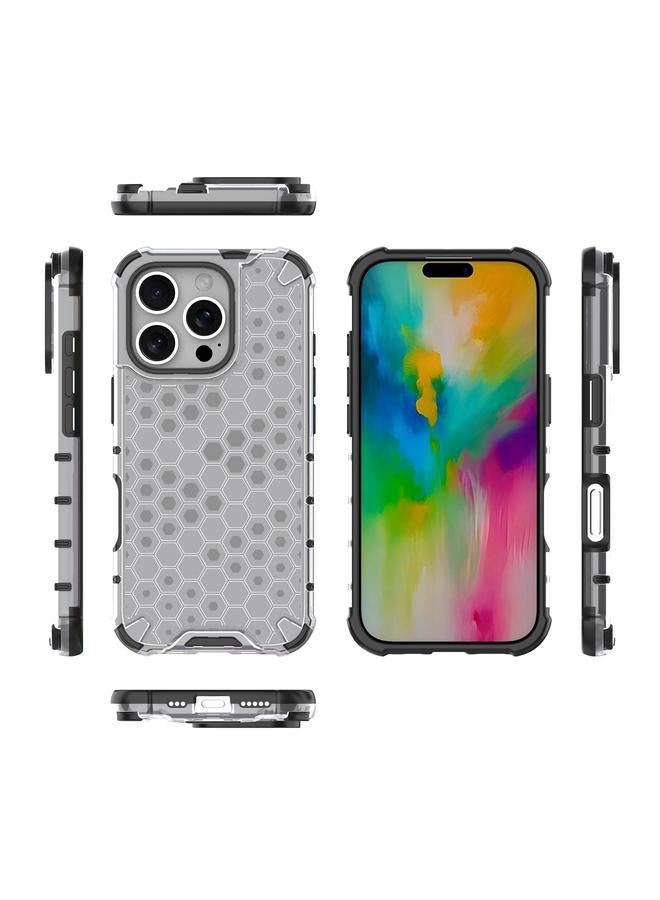 اس-توب جراب هاتف مقاوم للصدمات على شكل خلية نحل لهاتف iPhone 16 Pro Max - Image 4