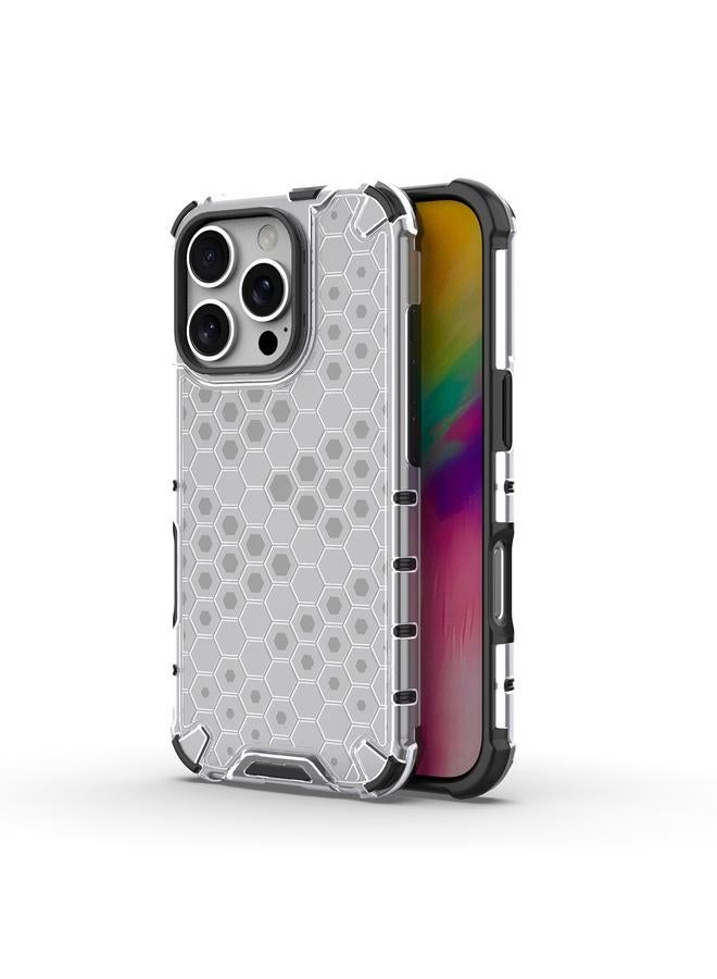 اس-توب جراب هاتف مقاوم للصدمات على شكل خلية نحل لهاتف iPhone 16 Pro Max - Image 1