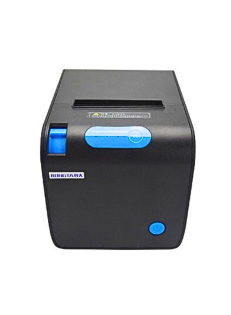 Rongta POS Printer, 80mm Direct Thermal Receipt Printer with Auto Cutter, USB Serial Ethernet Interface, Support Windows/Mac/Linux Cash Drawer, Restaurant Kitchen Printer for ESC/POS - Image 1