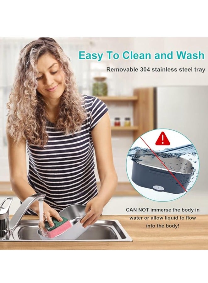 general Electric Lunch Box, 3-in-1 Portable Electric Lunch Box (12V/24V/UK), 60W Electric Taper, 1.5L Food Warmer for Car, Truck, Home or Camping - Image 3