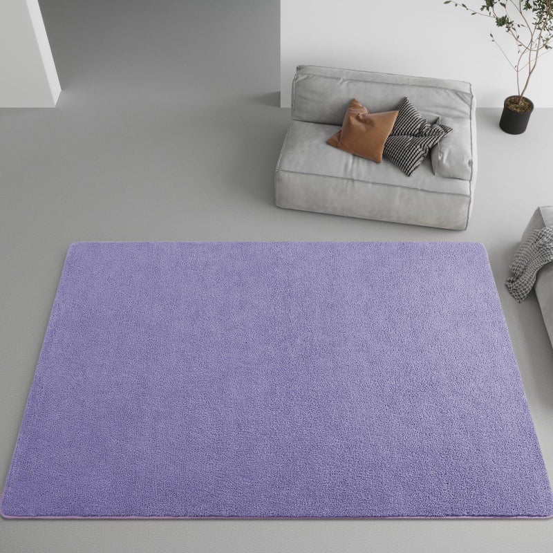 DweIke 4x6 Purple Area Rugs for Bedroom, Super Soft Living Room Rug, Thickened Memory-Foam Throw Carpet, Non-Slip and Washable Carpets for Kids Boys Girls Room Dorm Nursery Home Decor - Image 3