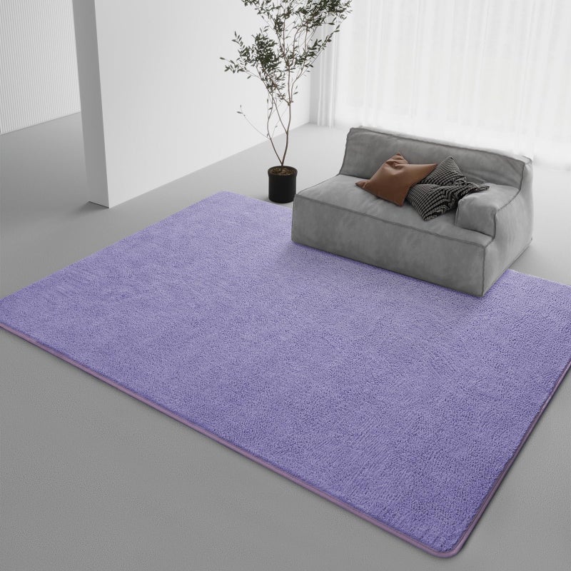 DweIke 4x6 Purple Area Rugs for Bedroom, Super Soft Living Room Rug, Thickened Memory-Foam Throw Carpet, Non-Slip and Washable Carpets for Kids Boys Girls Room Dorm Nursery Home Decor - Image 2