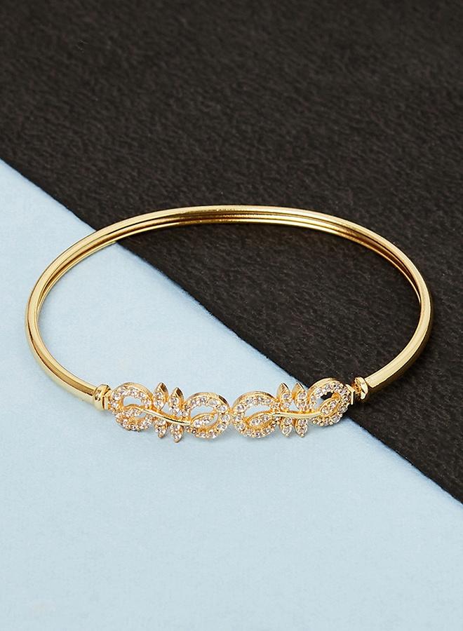 VOYLLA Sparkling Elegance CZ Designer Bracelet - Image 1