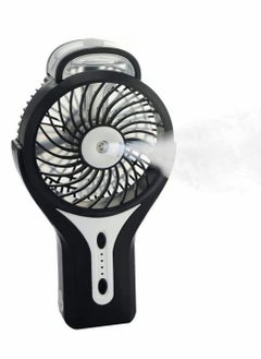 Fan, Handheld Fan, Rechargeable USB Variable Speed Cooling Fan, Mini Water Spray Moisturizing Fan, Portable Mini Spray Fan (Built-in 2000mAh Rechargeable Battery)