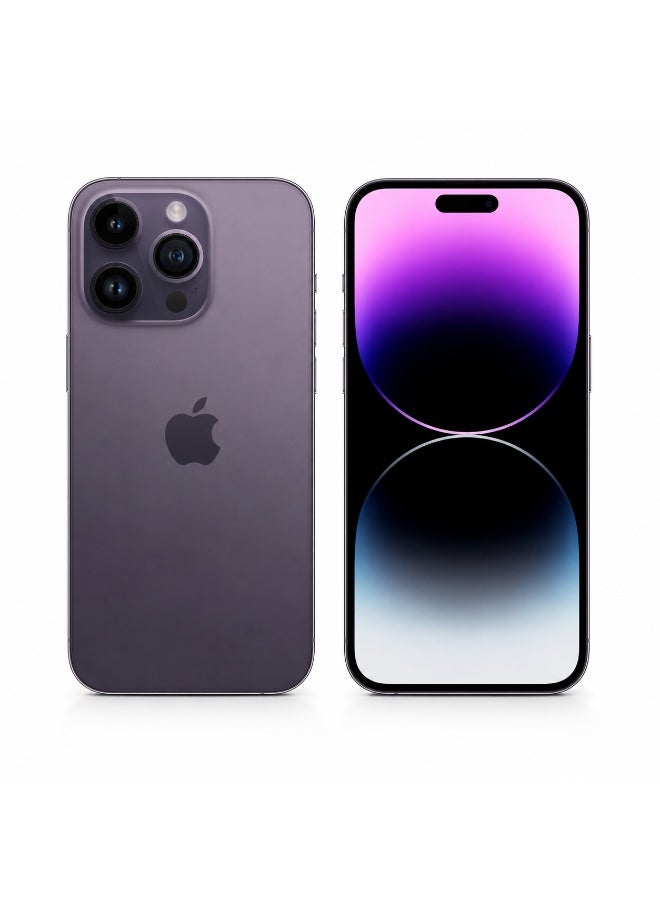 Panda Premium Full Cover Tempered Glass Screen Protector for iPhone 14 Pro Max with Black Border - Dynamic Island Compatible - Image 1