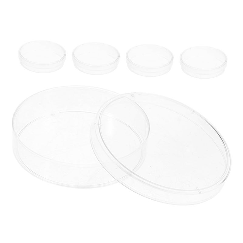 Sterile 60mm Plastic Petri Dishes 5 Pack for Cell Culture Laboratory Samples - Image 2