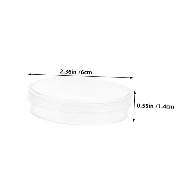 Sterile 60mm Plastic Petri Dishes 5 Pack for Cell Culture Laboratory Samples - Image 3