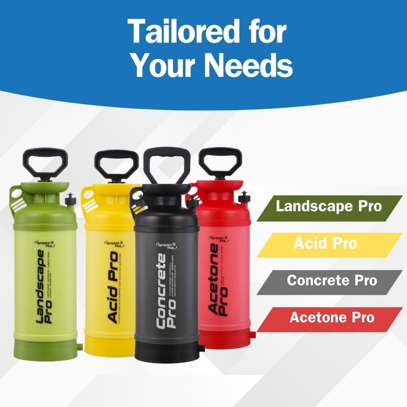 Sprayers Plus Acid Sprayer 2 Gallon, Acid Pro Compression Sprayer, Chemical Resistant, Leak-Free, for Acid Stain Muriatic Acid - Image 3