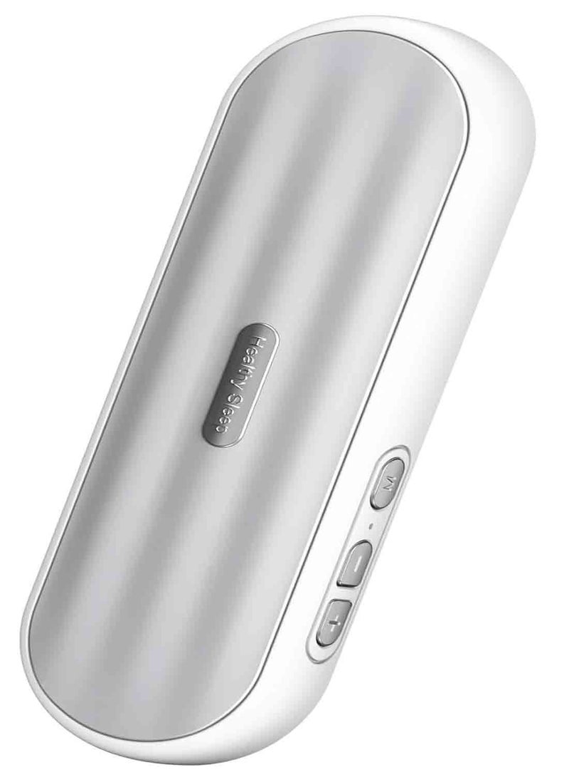 Under Pillow Speaker for Sleeping: Private Bluetooth White Noise Speaker with Bone Conduction for Sleep -Silver - Image 1