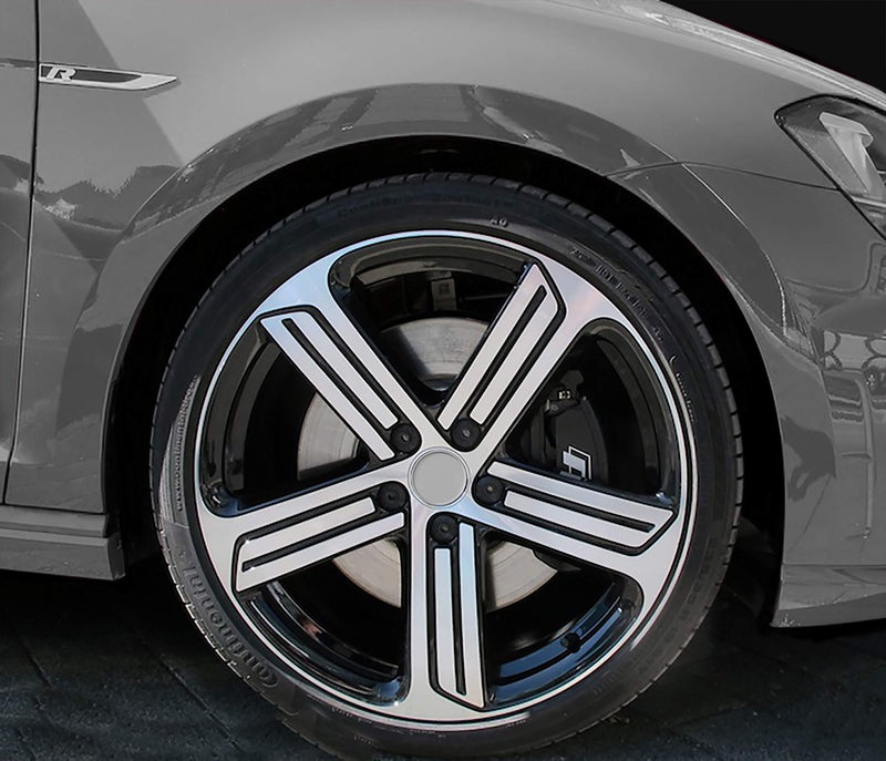 SkinoEu Set of 4 x 75mm Wheel Centre Caps Compatible with Mercedes Benz B66470207 / B66470200 Silver Gray CMS 0 - Image 4