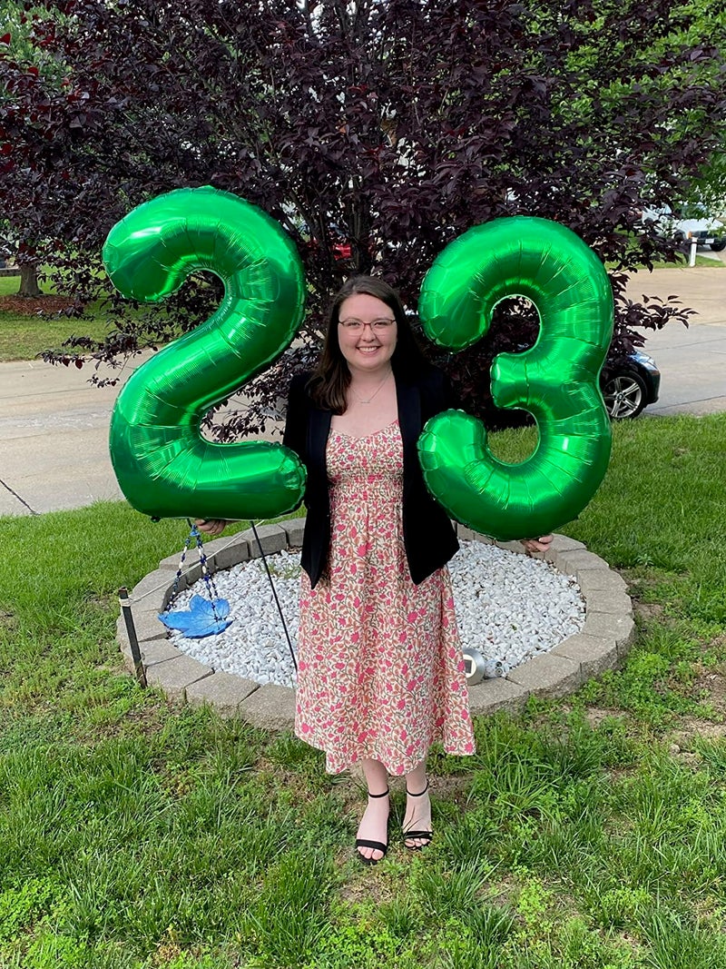 Enyeopd 6 Balloon Numbers, 6 7 Birthday Decorations, Happy Birthday Six Seven Decoration for 6th, 40 Inch Number 6 Balloons for 6, 16, 26, 60, 2026 Wedding Anniversaries Singles Party - Image 2